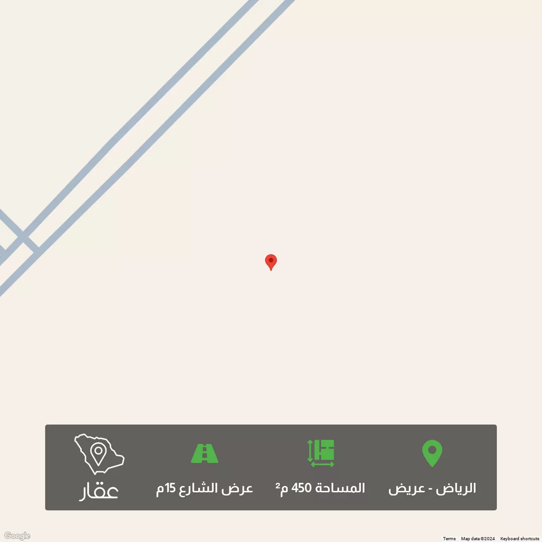 أرض للبيع في حي عريض, مدينة الرياض, منطقة الرياض 1 صورة