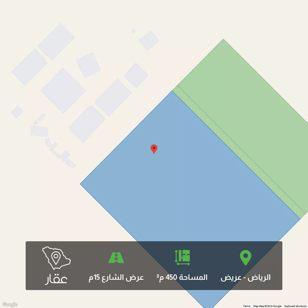 أرض للبيع في شارع جبل حضن, حي عريض, الرياض 1 صورة