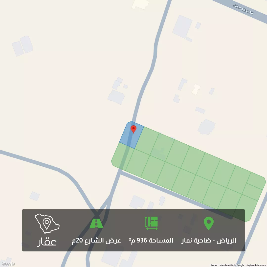 أرض للبيع في حي ضاحية نمار, مدينة الرياض, منطقة الرياض 1 صورة