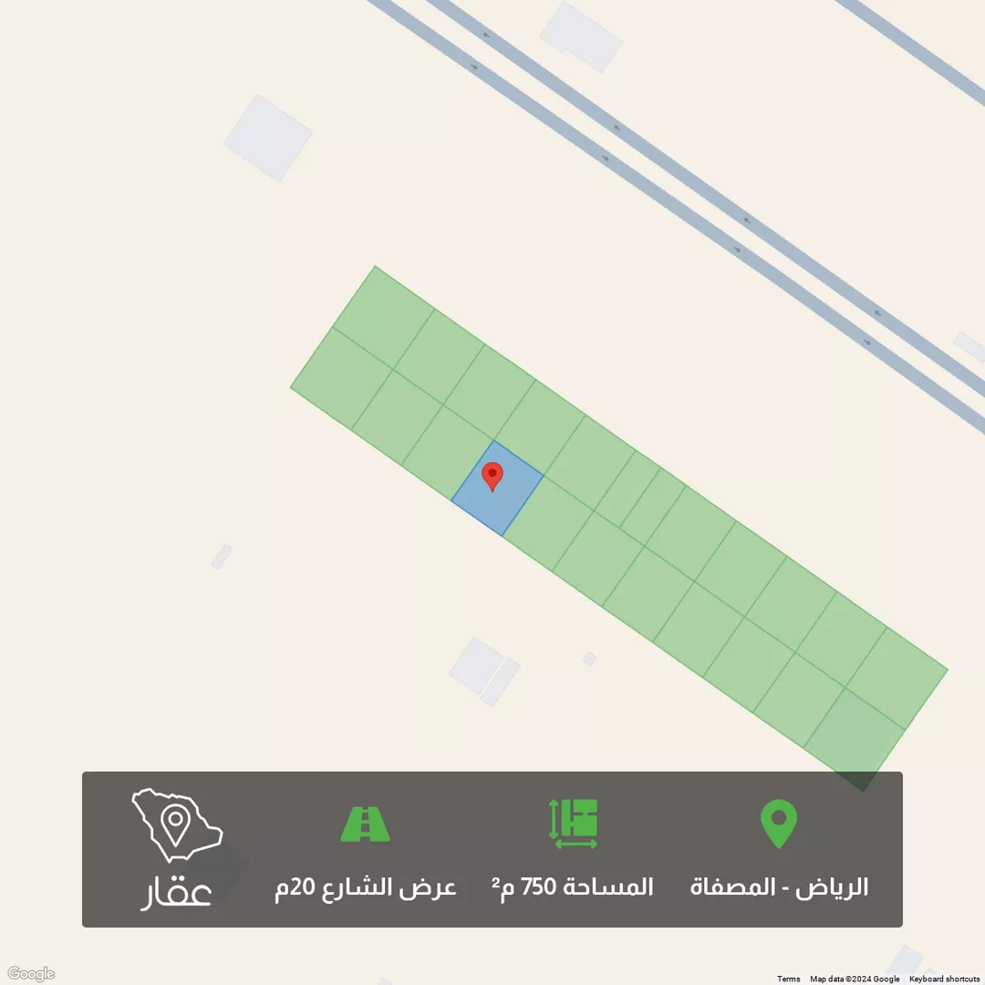 أرض للبيع في شارع محمد بن سيف, حي المصفاة, مدينة الرياض, منطقة الرياض 1 صورة