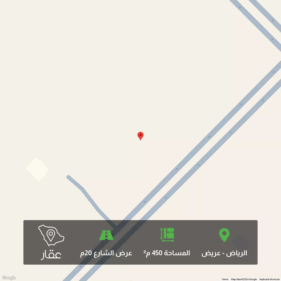 أرض للبيع في حي عريض, مدينة الرياض, منطقة الرياض 1 صورة