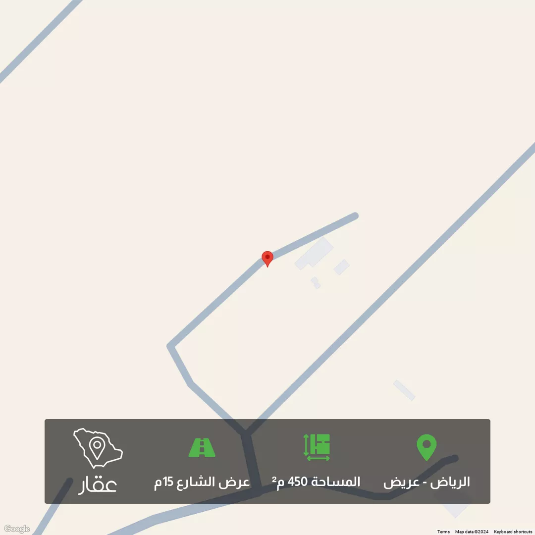 أرض للبيع في حي عريض, مدينة الرياض, منطقة الرياض 1 صورة