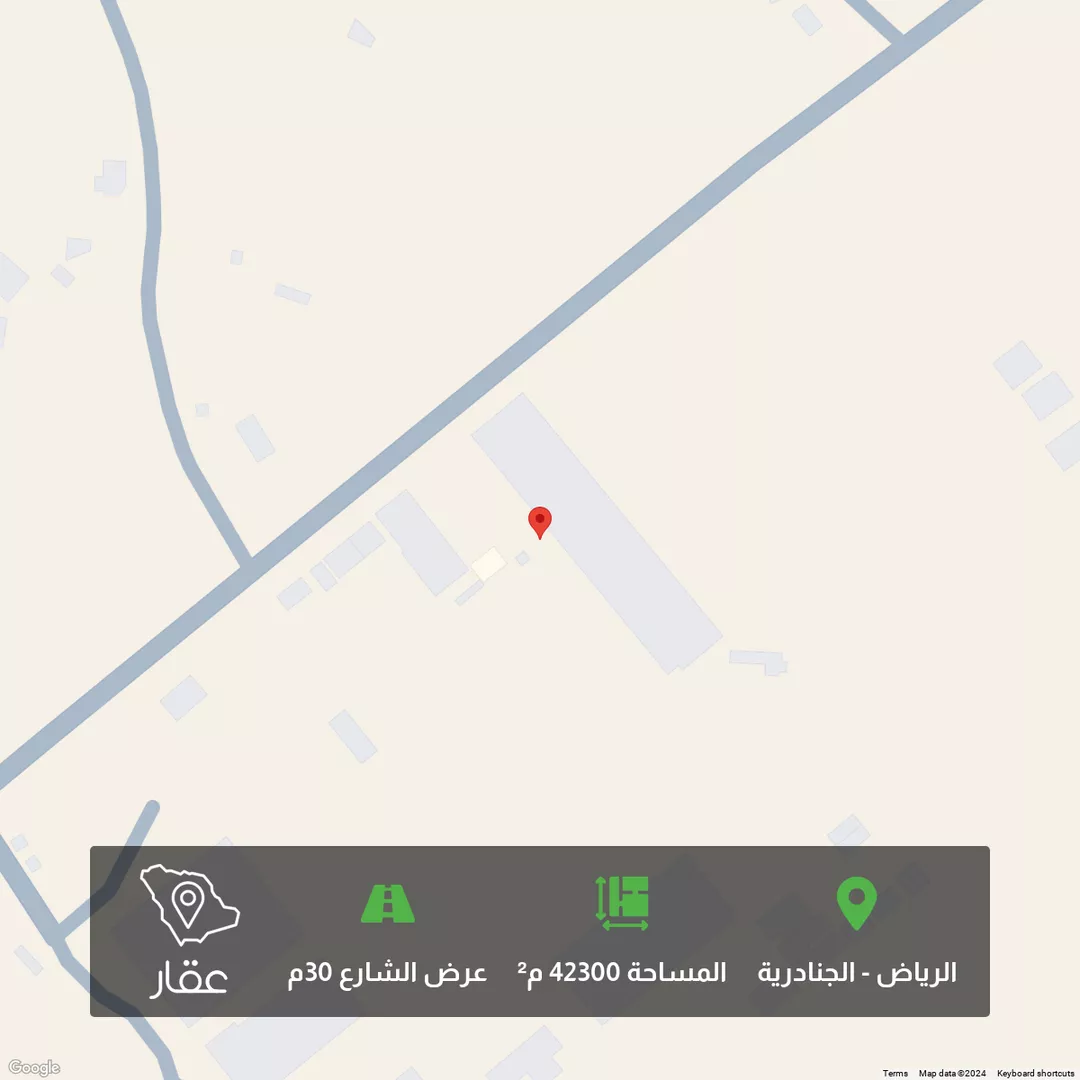 أرض للبيع في حي الجنادرية, مدينة الرياض, منطقة الرياض 1 صورة