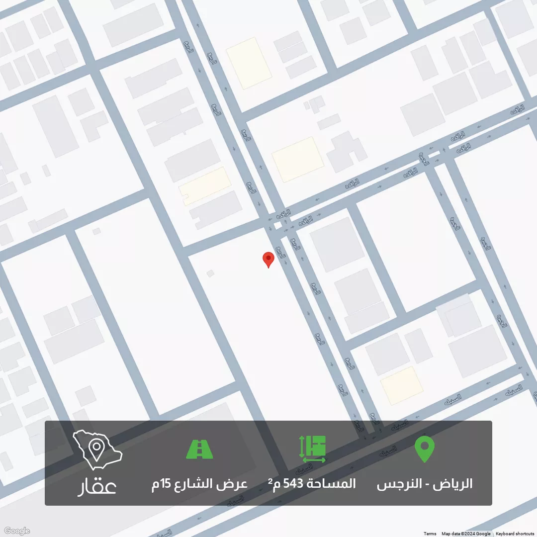 أرض للبيع في شارع الربيع ، حي النرجس ، الرياض ، منطقة الرياض 1 صورة