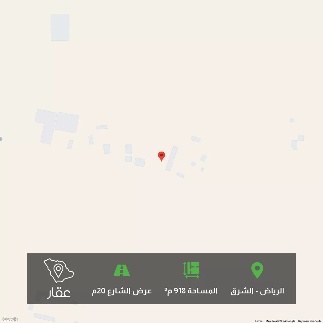 أرض للبيع في شارع شارع رماح , حي المشرق, مدينة الرياض, منطقة الرياض 1 صورة