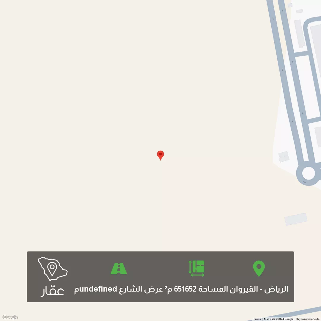 أرض للبيع في شارع بنها, حي القيروان, الرياض 1 صورة