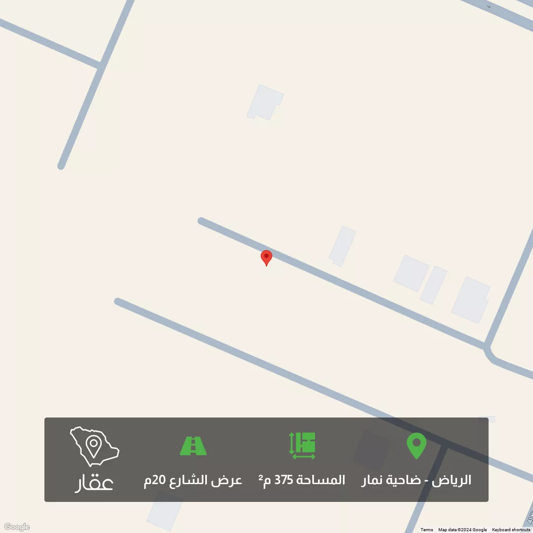 أرض للبيع في حي ضاحية نمار, مدينة الرياض, منطقة الرياض 1 صورة