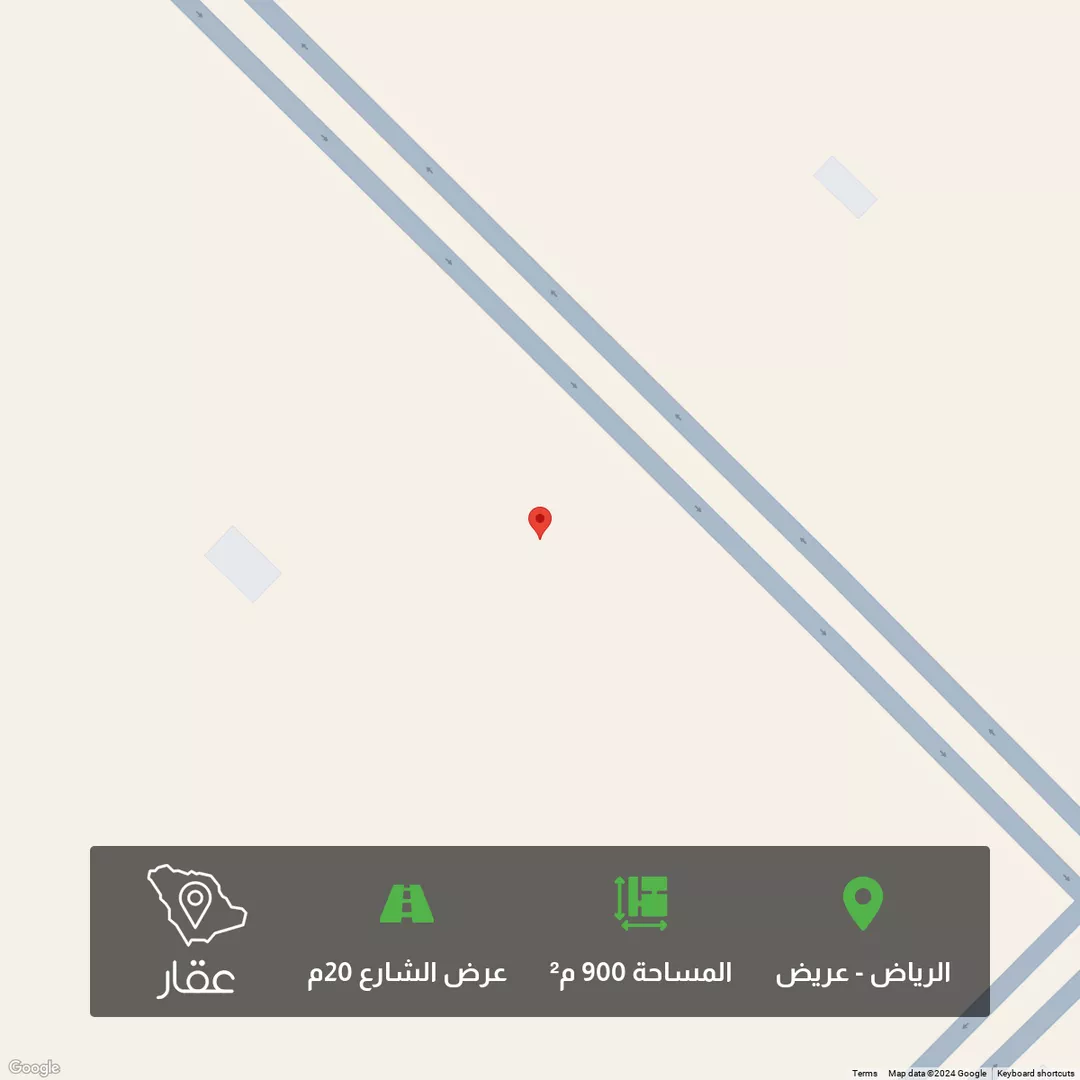 أرض للبيع في حي عريض, مدينة الرياض, منطقة الرياض 1 صورة