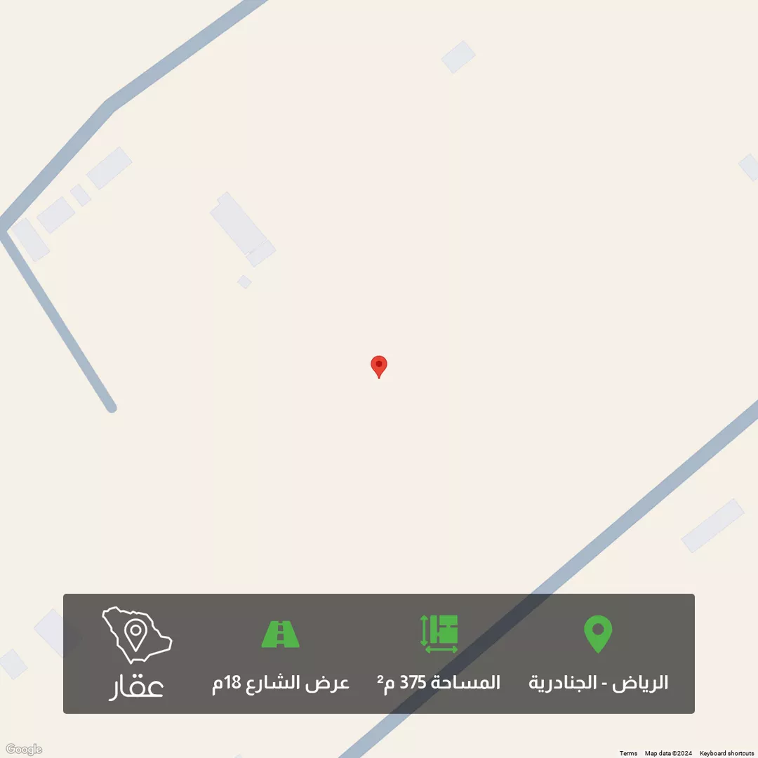 أرض للبيع في حي الجنادرية, مدينة الرياض, منطقة الرياض 1 صورة
