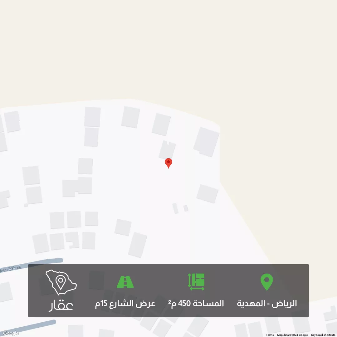 أرض للبيع في شارع 3010087, حي المهدية, مدينة الرياض, منطقة الرياض 1 صورة
