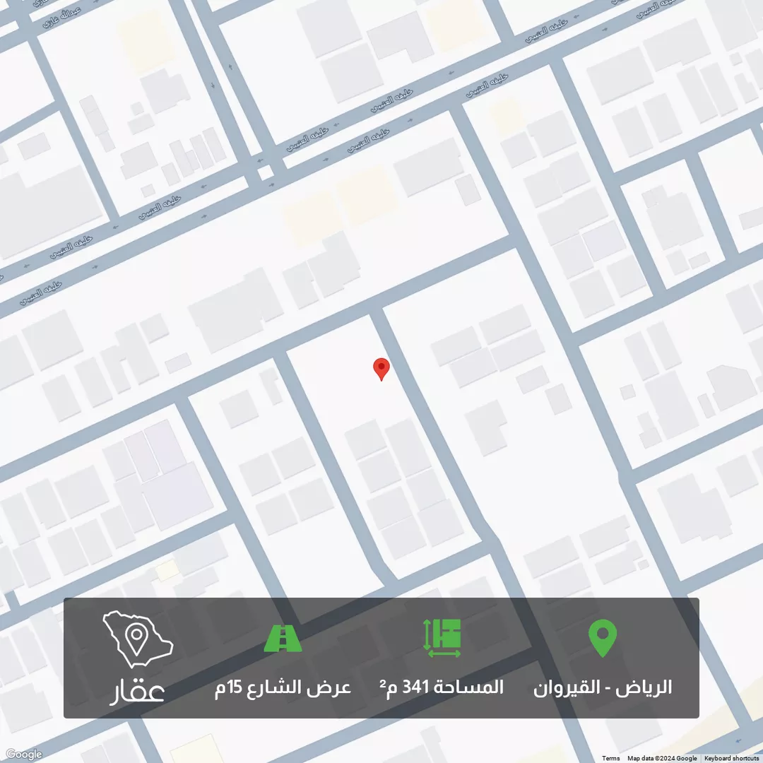 أرض للبيع في شارع سيف الدين, حي القيروان, مدينة الرياض, منطقة الرياض 1 صورة