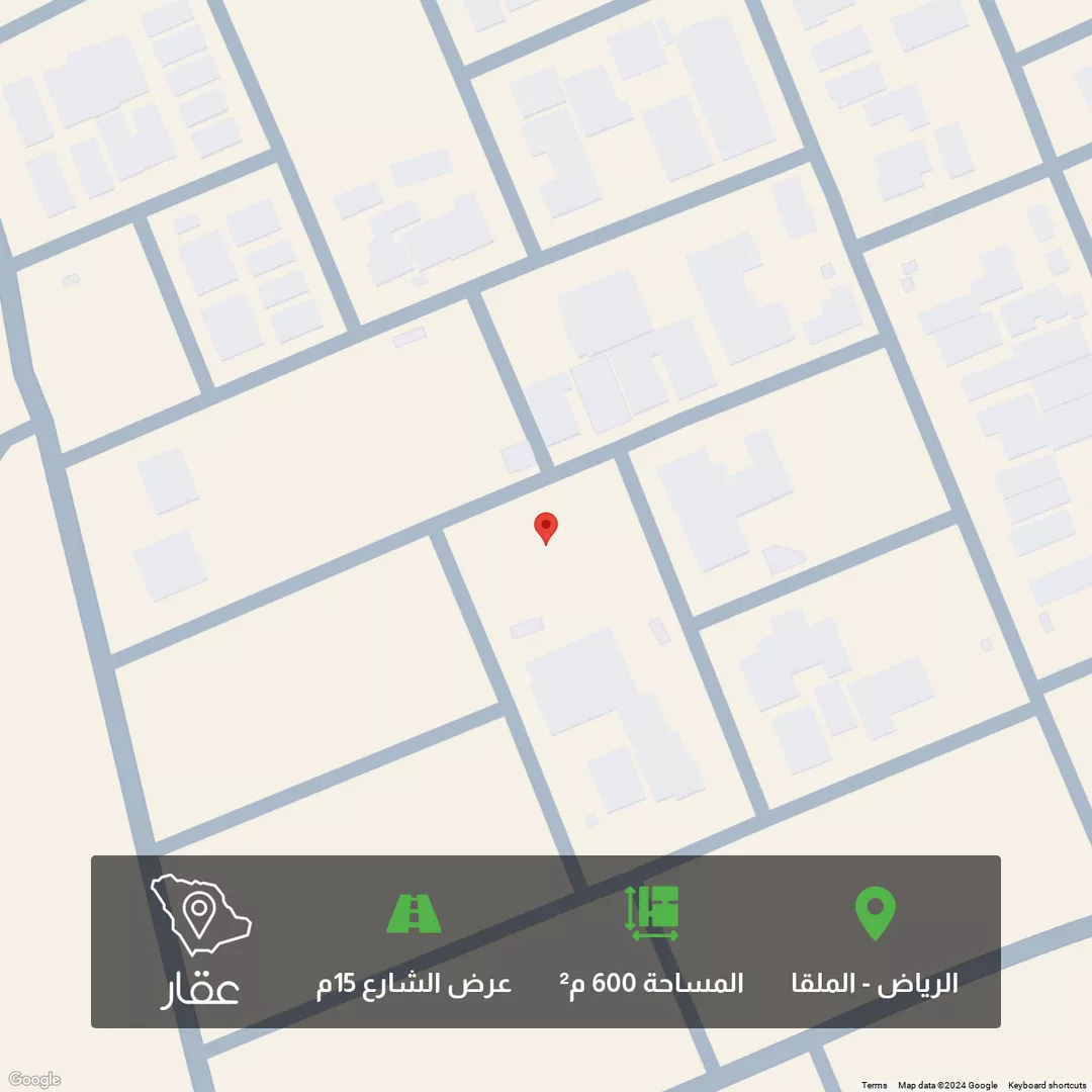 أرض للبيع في شارع رقم 103, حي الملقا, مدينة الرياض, منطقة الرياض 1 صورة