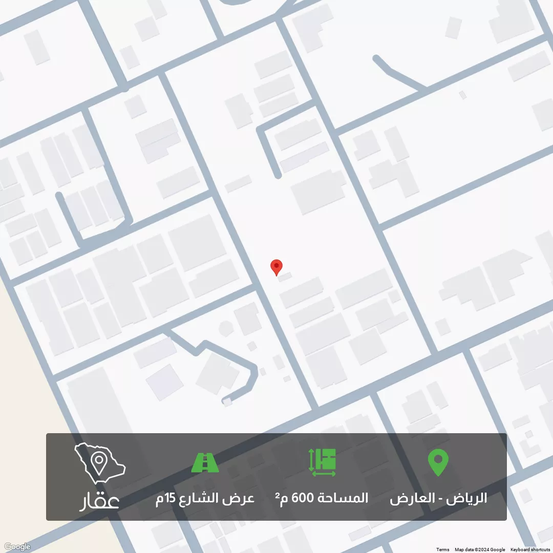 أرض للبيع في شارع 91451, حي العارض, مدينة الرياض, منطقة الرياض 1 صورة
