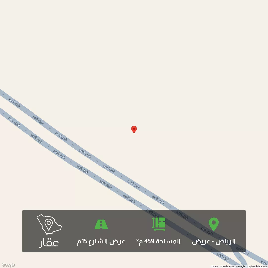 أرض للبيع في شارع النفوذ, حي عريض, مدينة الرياض, منطقة الرياض 1 صورة