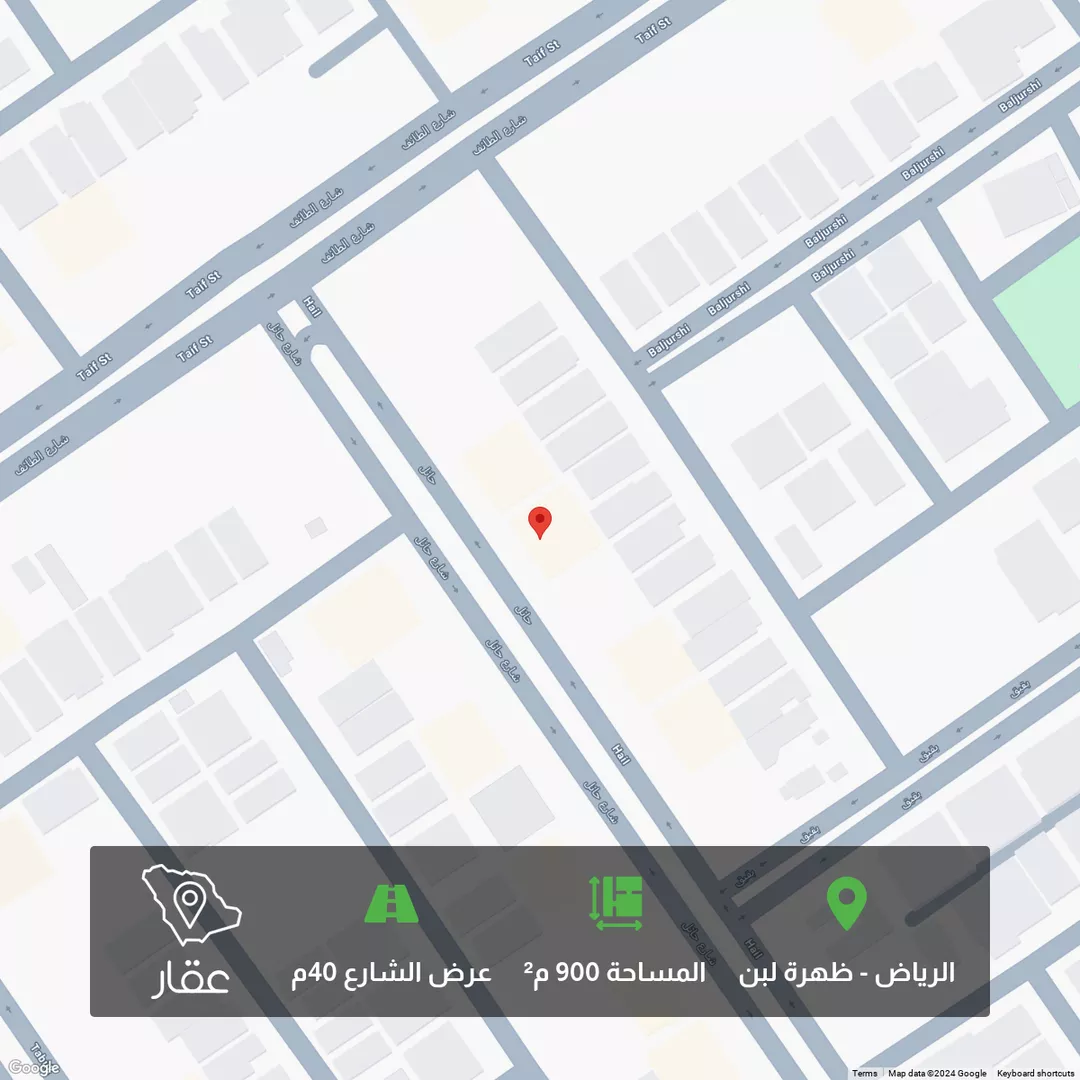 أرض للبيع في شارع حائل, حي ظهرة لبن, مدينة الرياض, منطقة الرياض 1 صورة