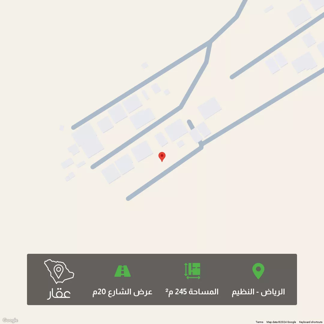 أرض للبيع في شارع 14793749, حي النظيم, مدينة الرياض, منطقة الرياض 1 صورة