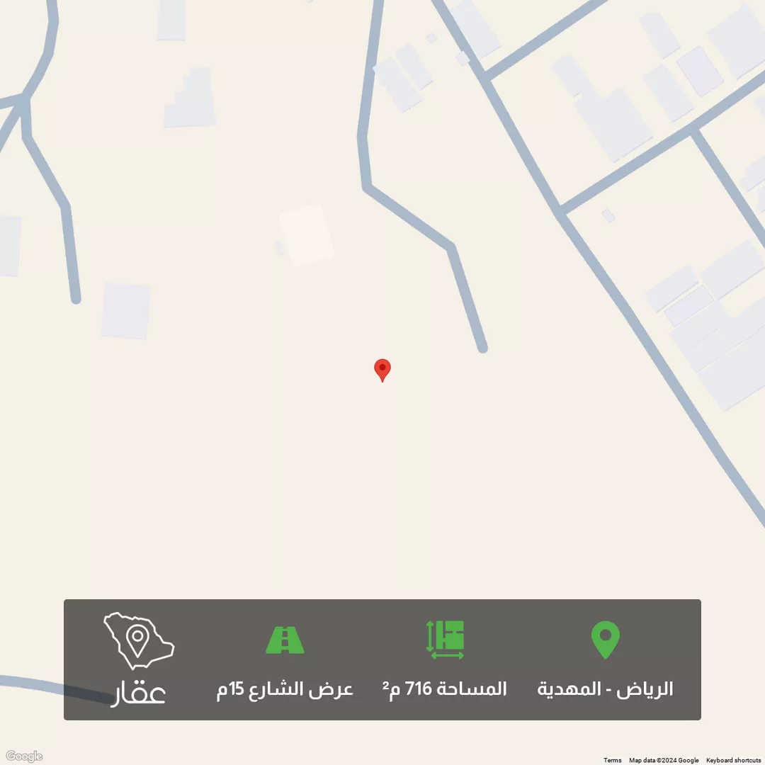 أرض للبيع في حي المهدية, مدينة الرياض, منطقة الرياض 1 صورة