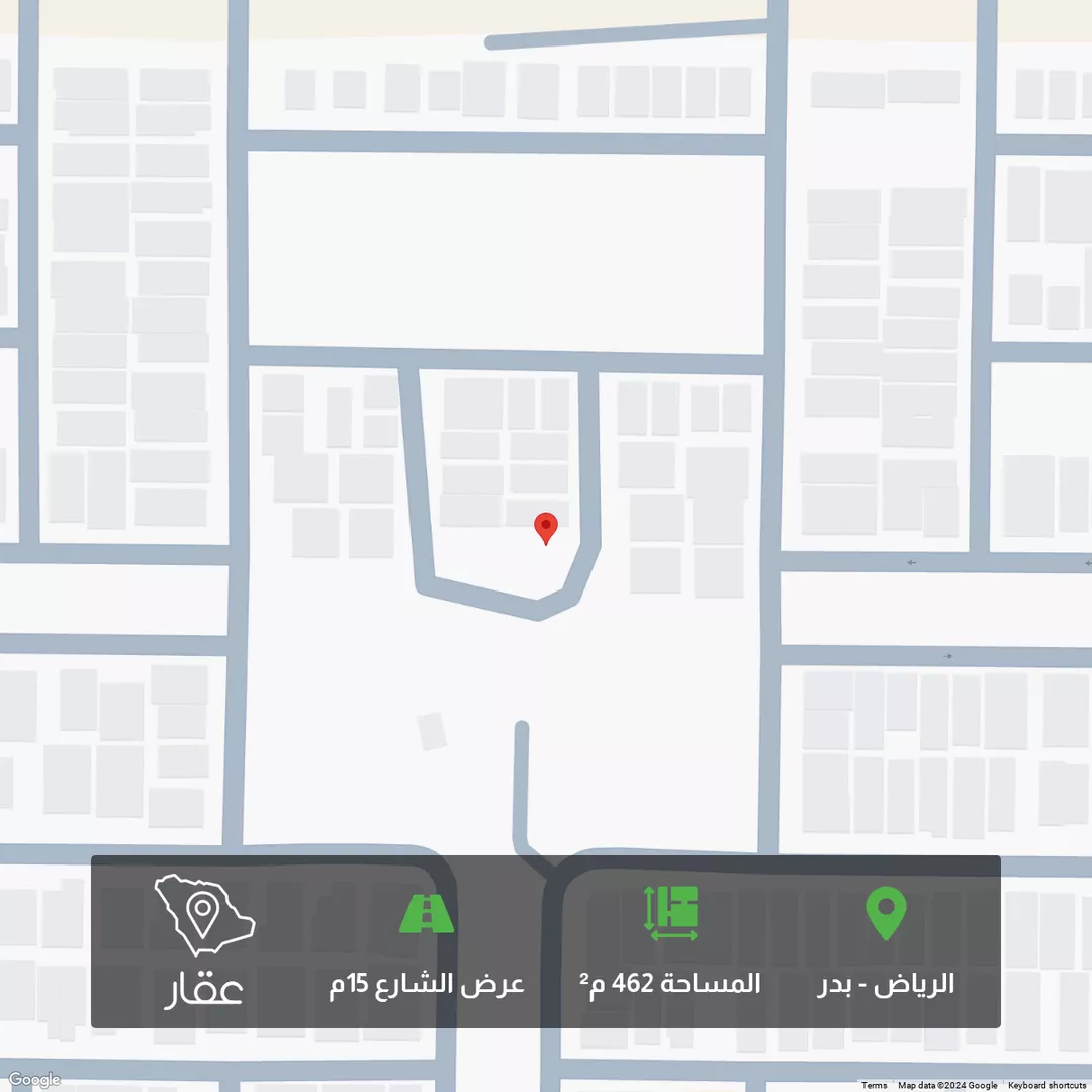 أرض للبيع في شارع 6626122, حي بدر, مدينة الرياض, منطقة الرياض 1 صورة