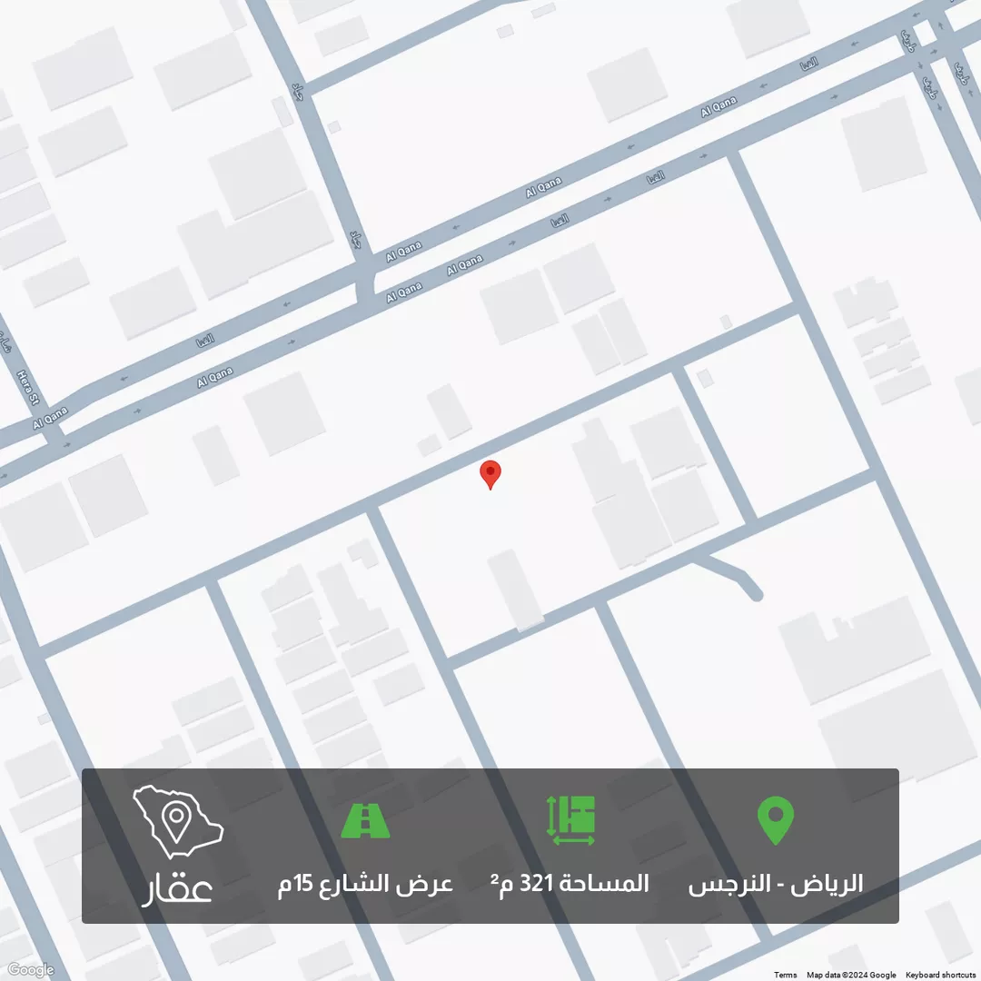 أرض للبيع في شارع شارع رقم 306, حي النرجس, مدينة الرياض, منطقة الرياض 1 صورة