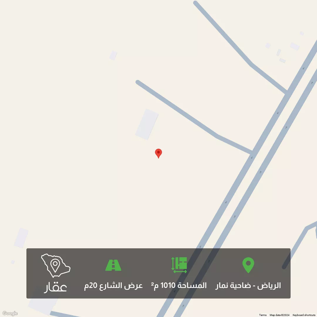 أرض للبيع في حي ضاحية نمار, مدينة الرياض, منطقة الرياض 1 صورة