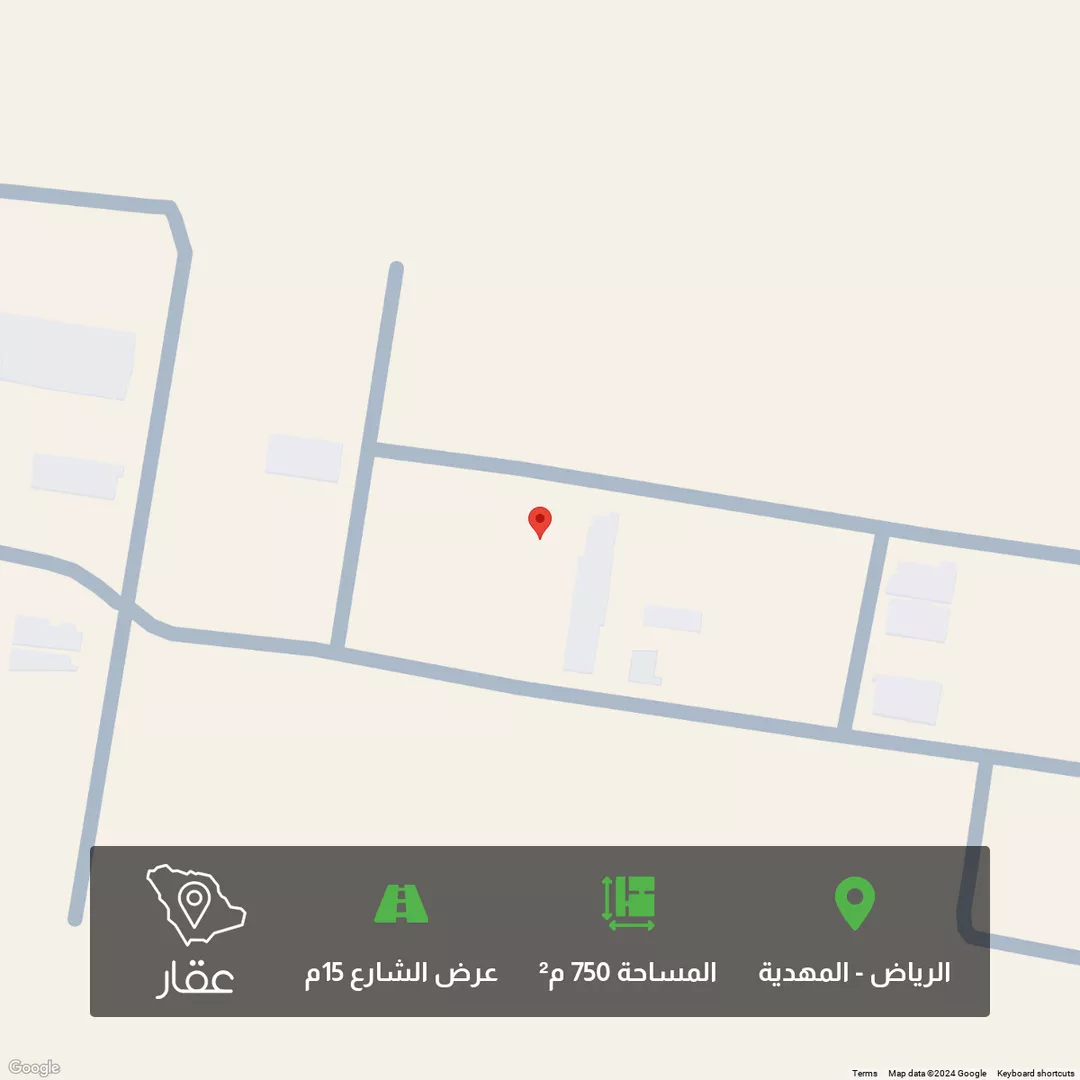 أرض للبيع في حي المهدية, مدينة الرياض, منطقة الرياض 1 صورة