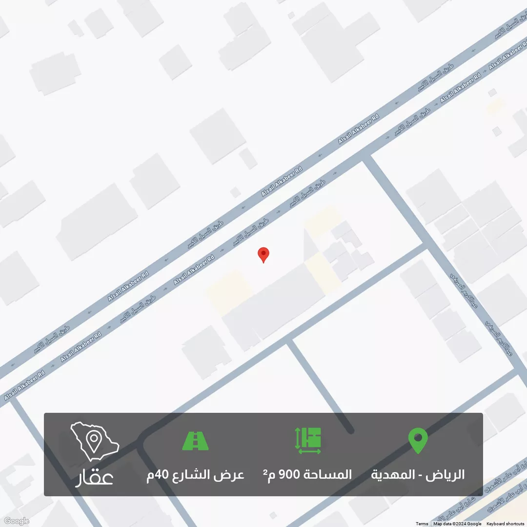 أرض للبيع في شارع طريق السيل الكبير, حي المهدية, مدينة الرياض, منطقة الرياض 1 صورة