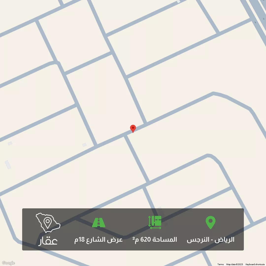أرض للبيع في شارع سليمان بن حمزة ، حي النرجس ، الرياض ، منطقة الرياض 1 صورة