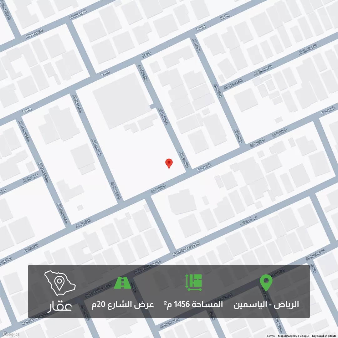أرض للبيع في شارع القرية, حي الياسمين, مدينة الرياض, منطقة الرياض 1 صورة