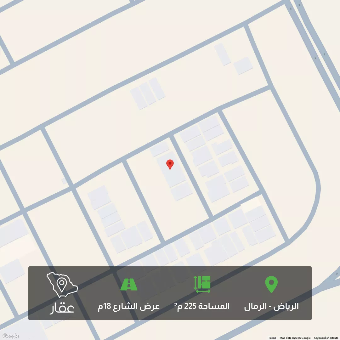 أرض للبيع في شارع سليمان الحميضي , حي الرمال, مدينة الرياض, منطقة الرياض 1 صورة