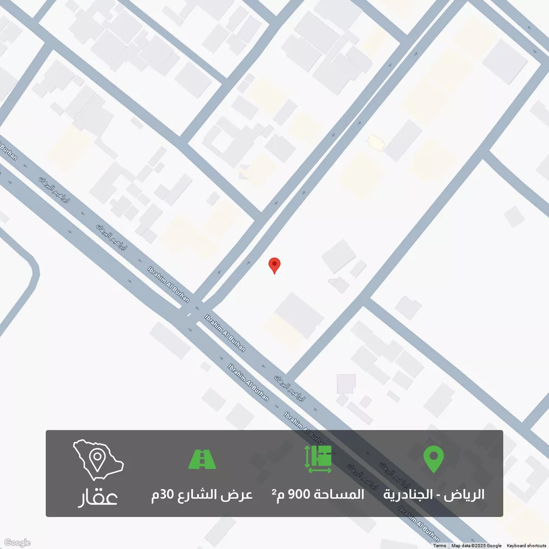 أرض للبيع في شارع العرجون, حي الجنادرية, مدينة الرياض, منطقة الرياض 1 صورة