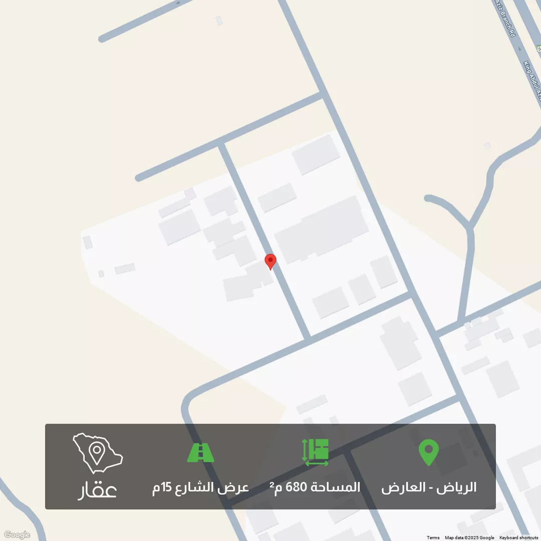 أرض للبيع في شارع 3083459, حي العارض, مدينة الرياض, منطقة الرياض 1 صورة