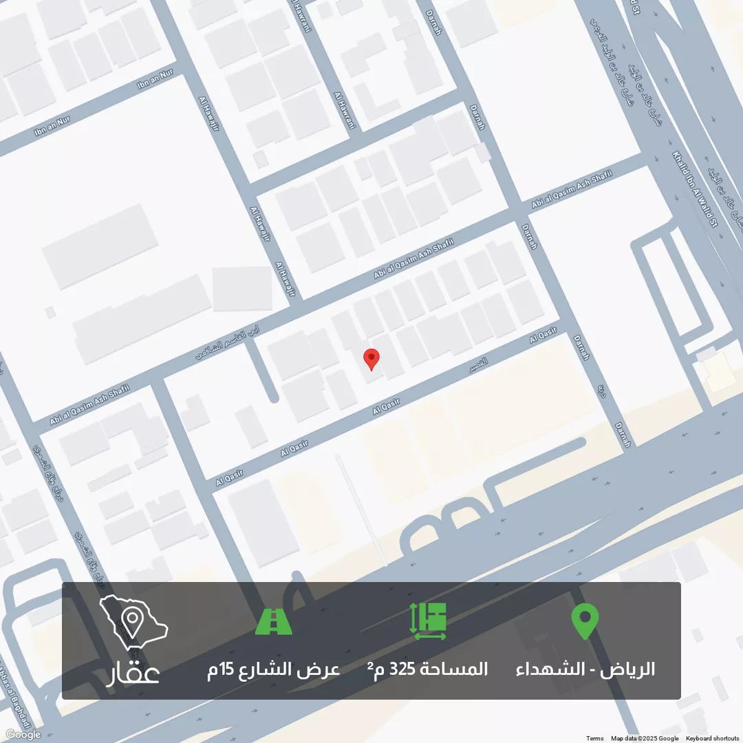 أرض للبيع في شارع عبدالله بن سعد الرشيدي, حي الشهداء, مدينة الرياض, منطقة الرياض 1 صورة