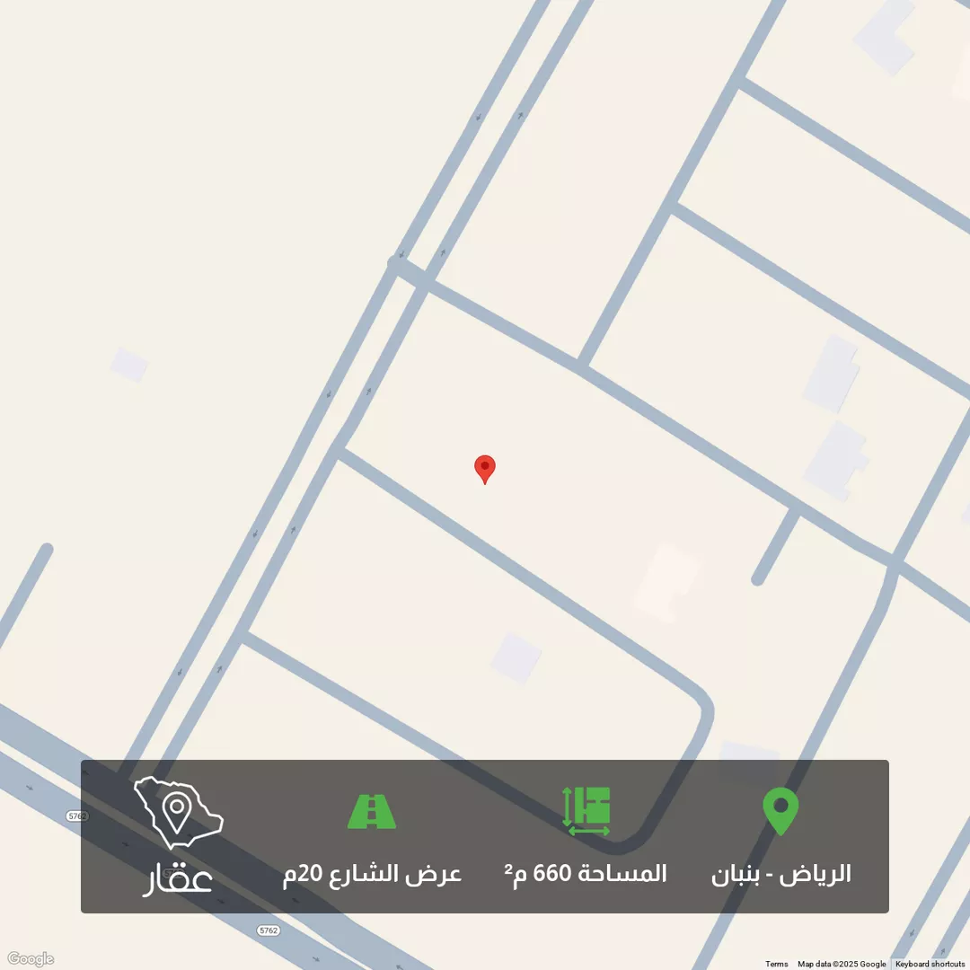 أرض للبيع في شارع الباحة, حي الوادي, مدينة امارة منطقة الرياض - الجبيله, منطقة الرياض 1 صورة