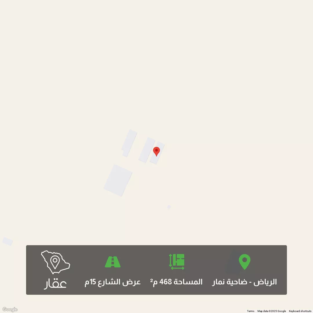 أرض للبيع في حي ضاحية نمار, مدينة الرياض, منطقة الرياض 1 صورة