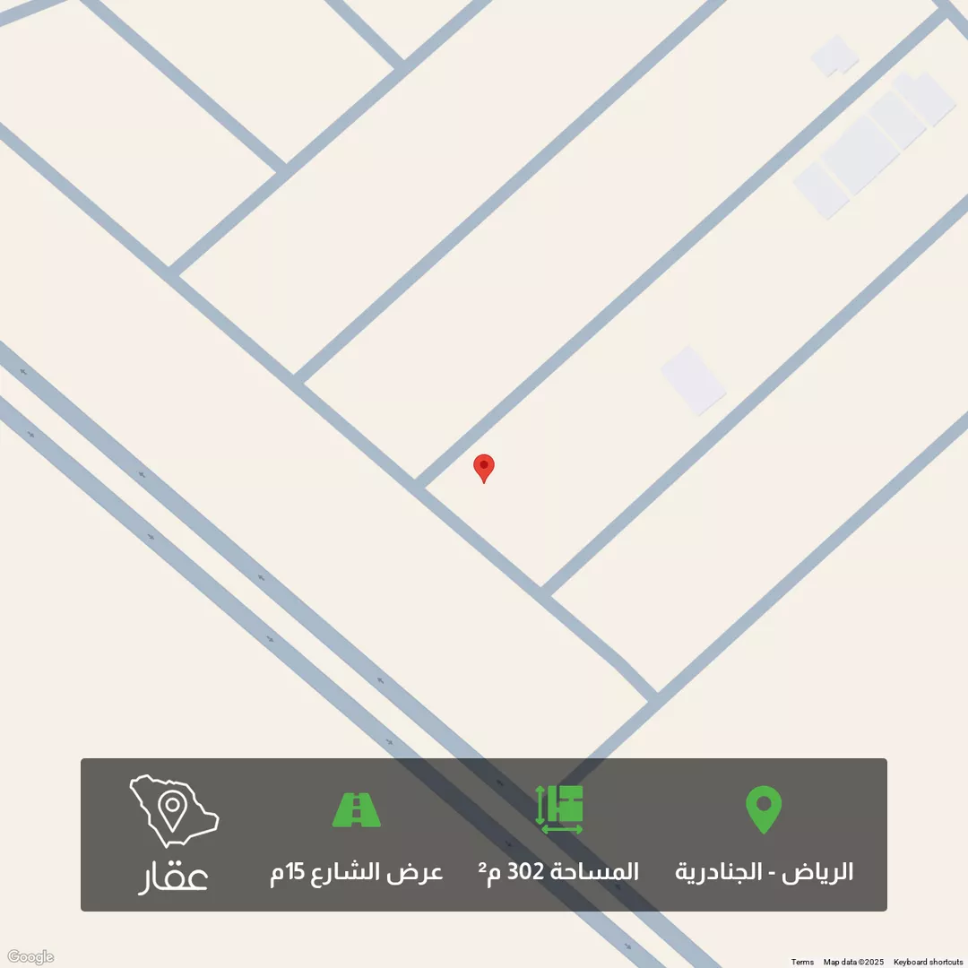 أرض للبيع في حي الجنادرية, مدينة الرياض, منطقة الرياض 1 صورة