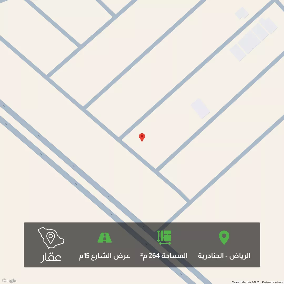 أرض للبيع في حي الجنادرية, مدينة الرياض, منطقة الرياض 1 صورة