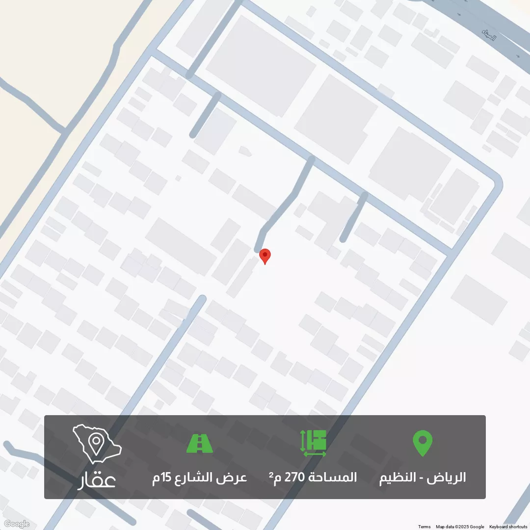 أرض للبيع في شارع الرايه, حي الندوة, مدينة الرياض, منطقة الرياض 1 صورة