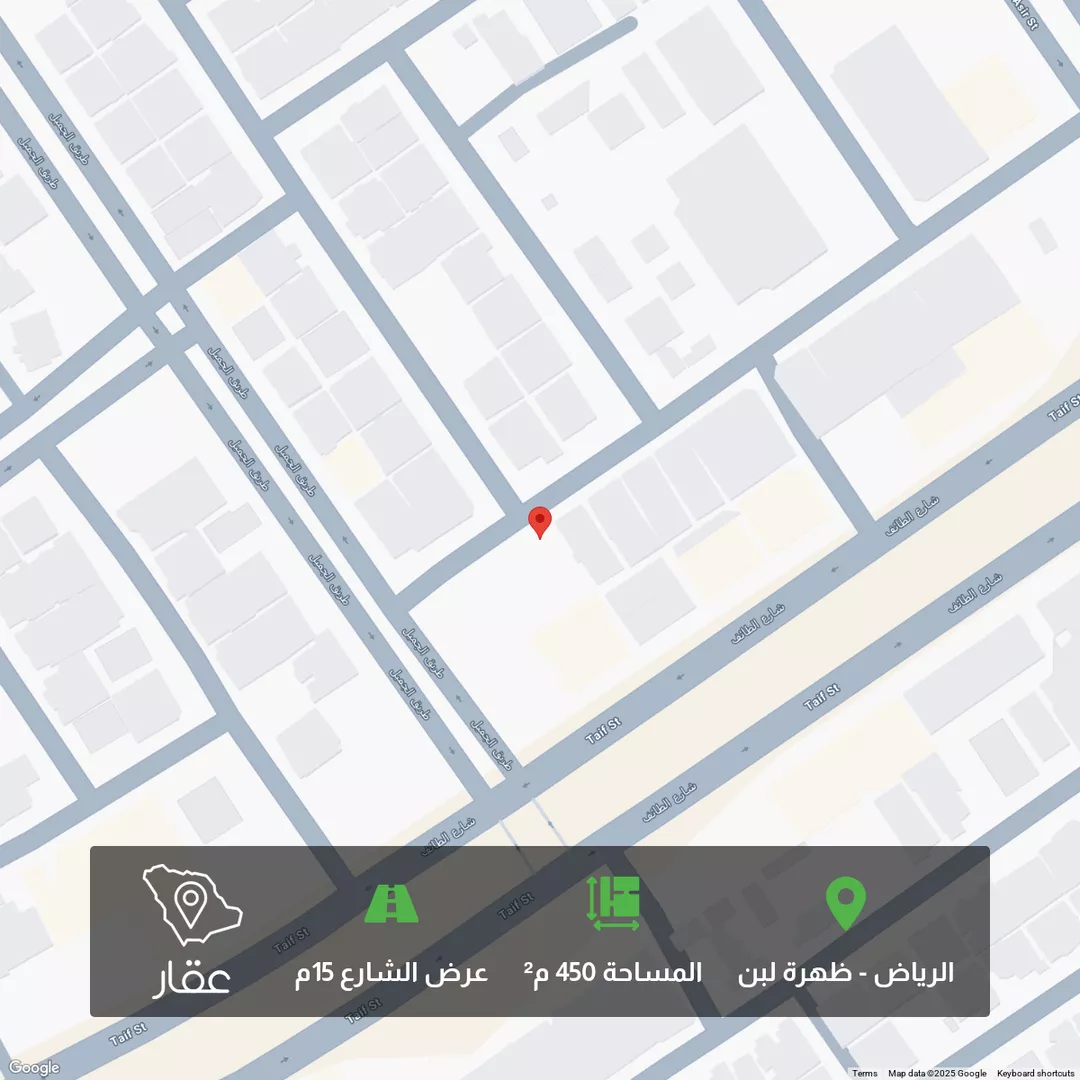 أرض للبيع في شارع رقم 226, حي ظهرة لبن, مدينة الرياض, منطقة الرياض 1 صورة