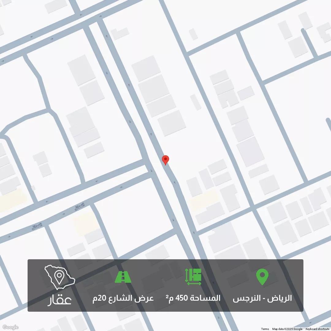 أرض للبيع في حي النرجس, مدينة الرياض, منطقة الرياض 1 صورة