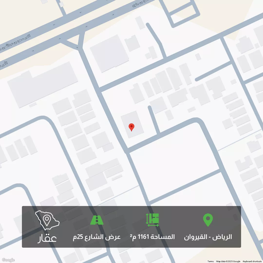 أرض للبيع في شارع عبدالعزيز الخويطر ، حي القيروان ، الرياض ، منطقة الرياض 1 صورة