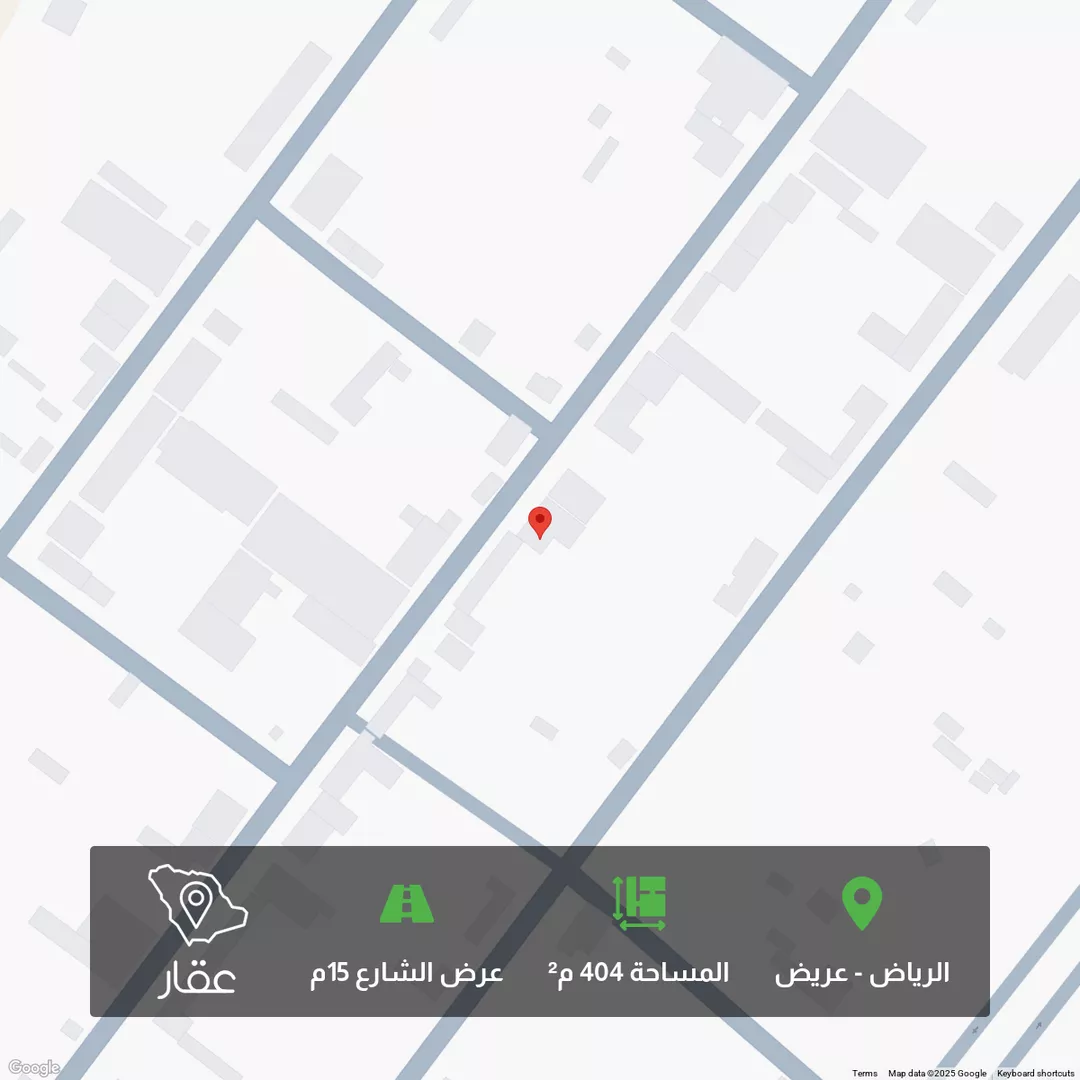 أرض للبيع في شارع عباس الحسيني, عريض, الرياض 1 صورة