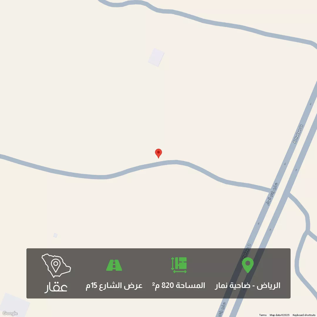 أرض للبيع في حي ضاحية نمار, مدينة الرياض, منطقة الرياض 1 صورة