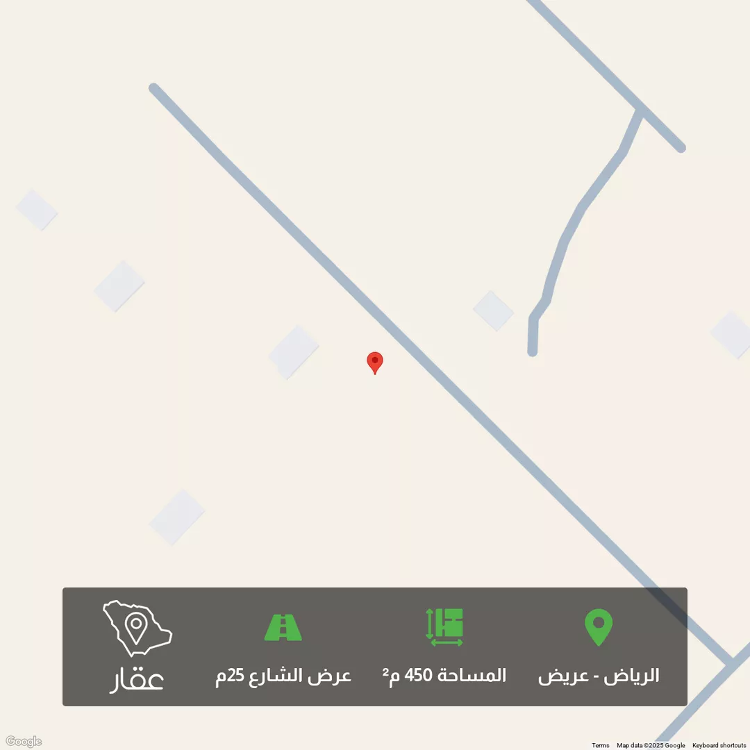 أرض للبيع في شارع جبل الضبيان, حي عريض, مدينة الرياض, منطقة الرياض 1 صورة