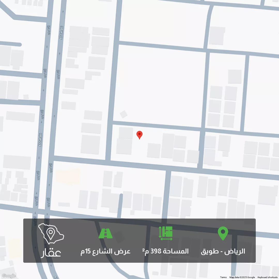 أرض للبيع في شارع احمد بن محمد بن احمد الحرازي, حي طويق, مدينة الرياض, منطقة الرياض 1 صورة