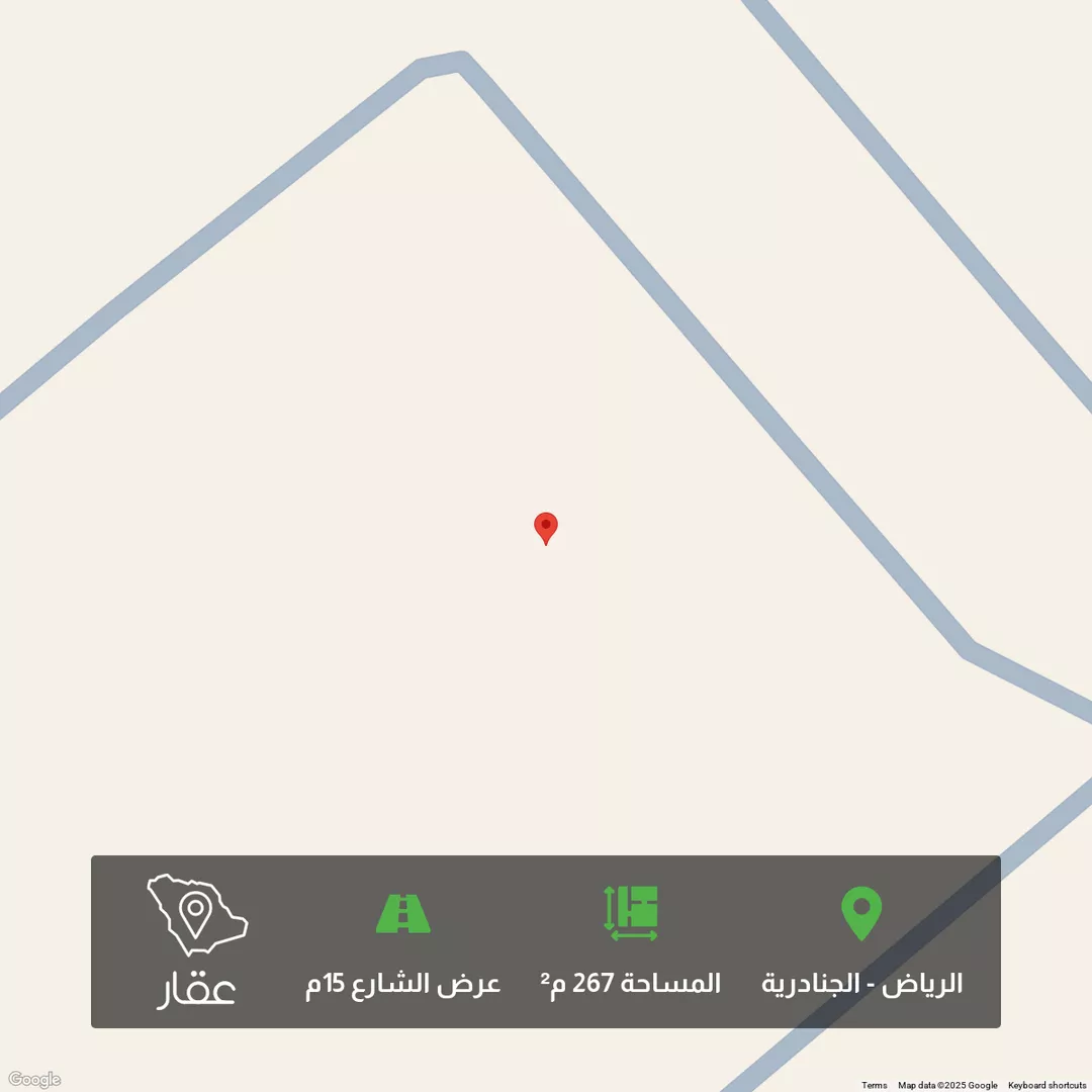 أرض للبيع في حي الجنادرية, مدينة الرياض, منطقة الرياض 1 صورة