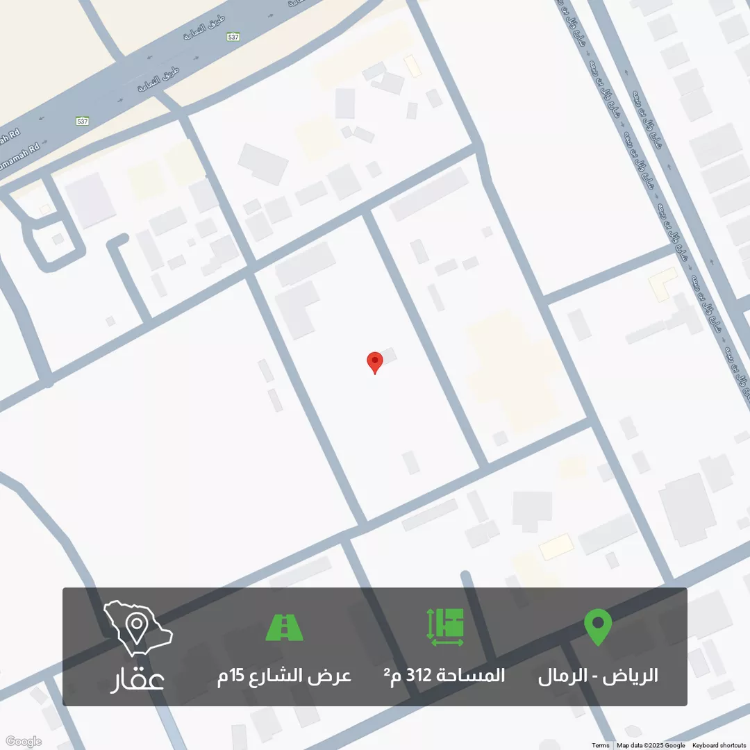 أرض للبيع في شارع تكريت, حي الرمال, مدينة الرياض, منطقة الرياض 1 صورة
