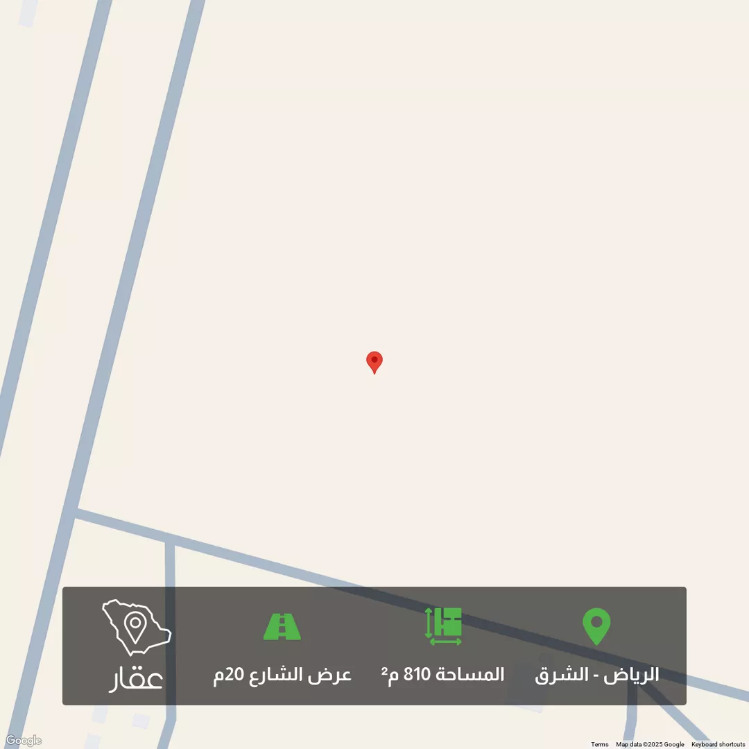 أرض للبيع في حي الزاهر, مدينة الرياض, منطقة الرياض 1 صورة