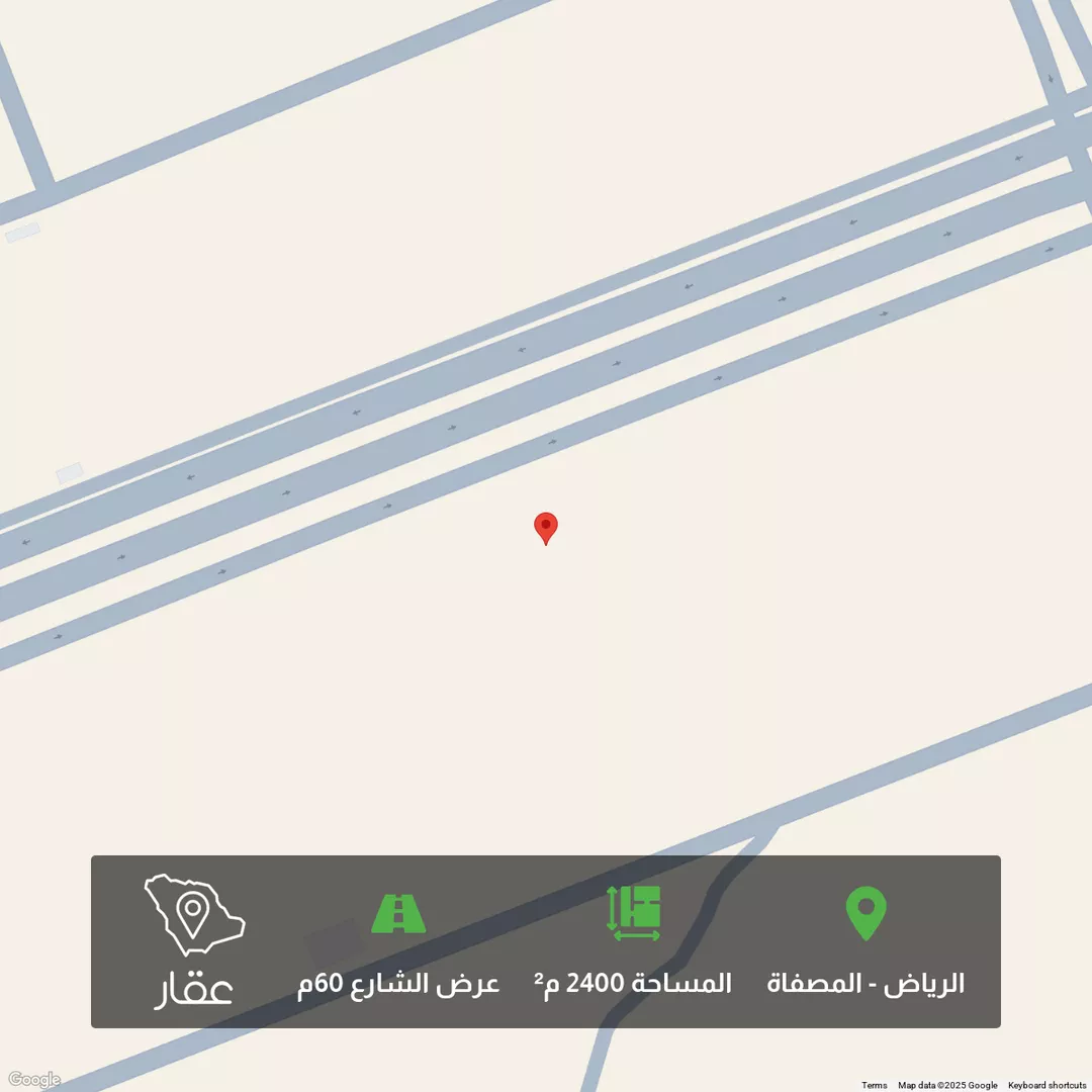 أرض للبيع في شارع امتداد الطريق الدائري الشرقي - وصلة الخرج, حي المصفاة, مدينة الرياض, منطقة الرياض 1 صورة