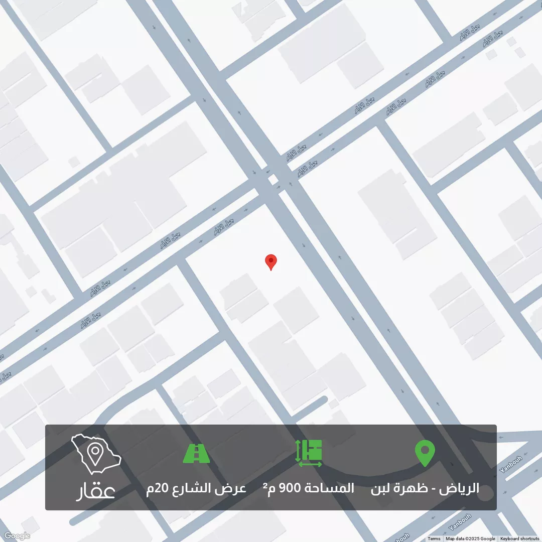 أرض للبيع في شارع الجنادريه, حي ظهرة لبن, مدينة الرياض, منطقة الرياض 1 صورة