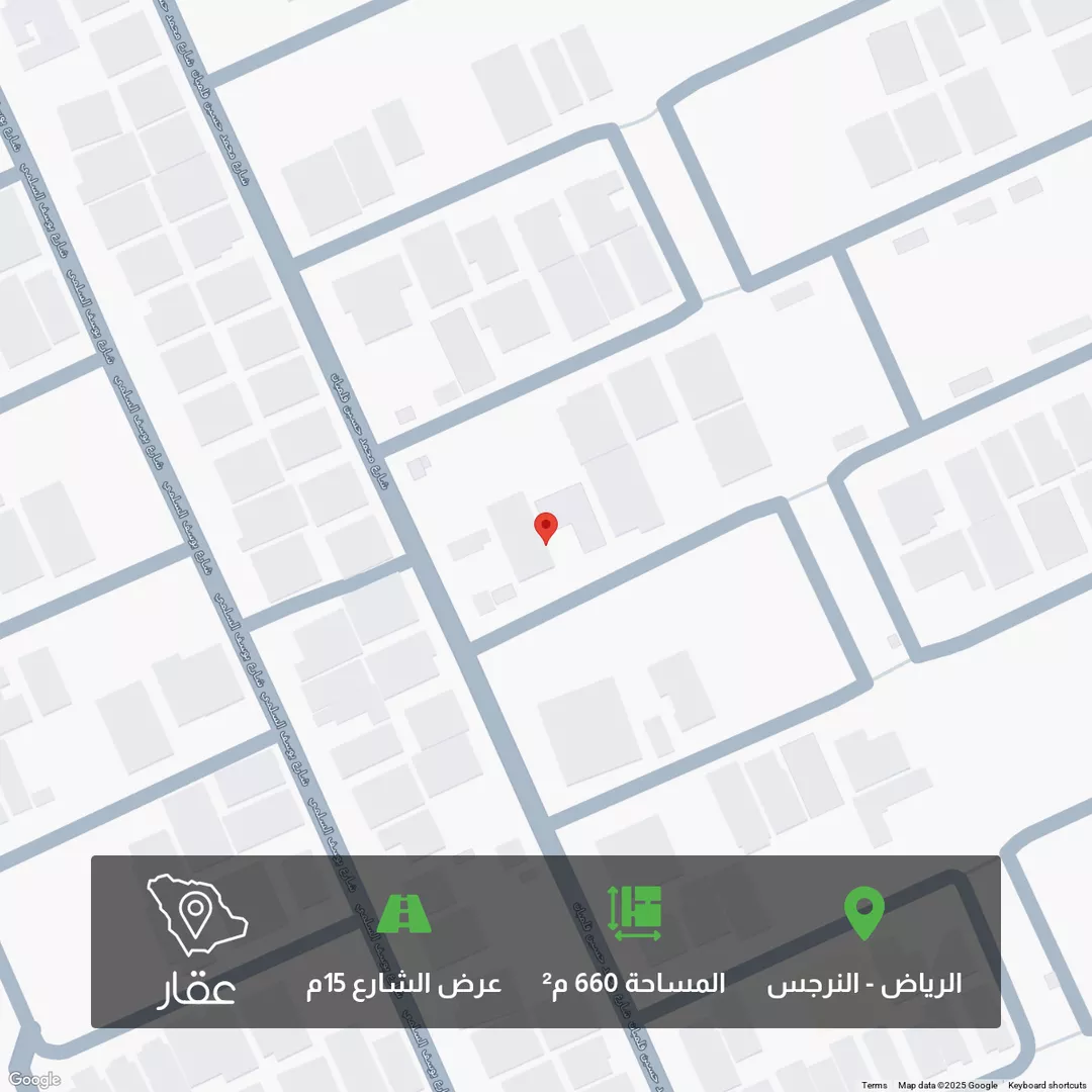 أرض للبيع في شارع ضياء الدين البالسي, حي النرجس, مدينة الرياض, منطقة الرياض 1 صورة